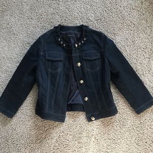 Ellie Tahari Jean jacket